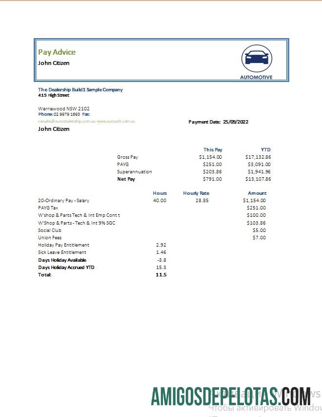 Para download Modelo de aviso de pagamento de empresa automotiva em formatos Word e PDF